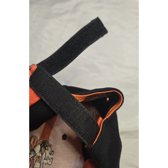 Vtg Richmond Roosters Frontier League Zephyr Baseball Cap‎ Hat Orange Adjustable - Picture 6 of 7